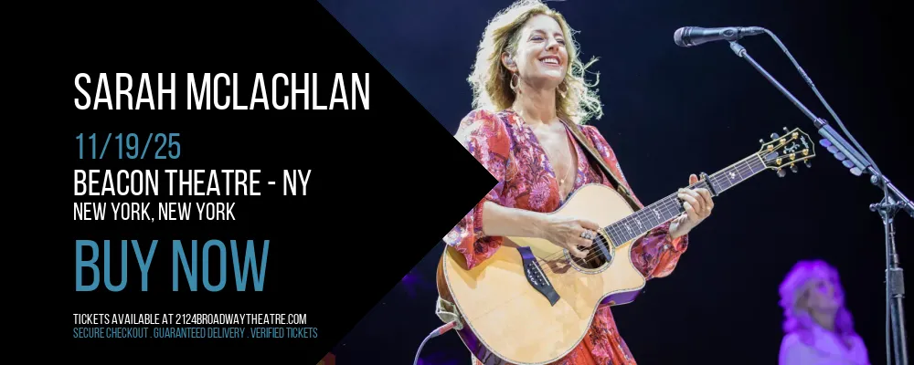 Sarah McLachlan at Beacon Theatre - NY