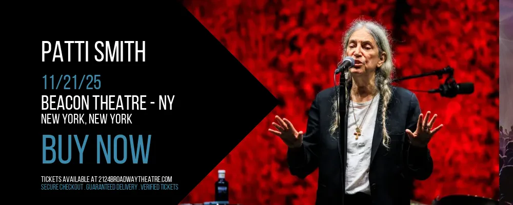 Patti Smith at Beacon Theatre - NY